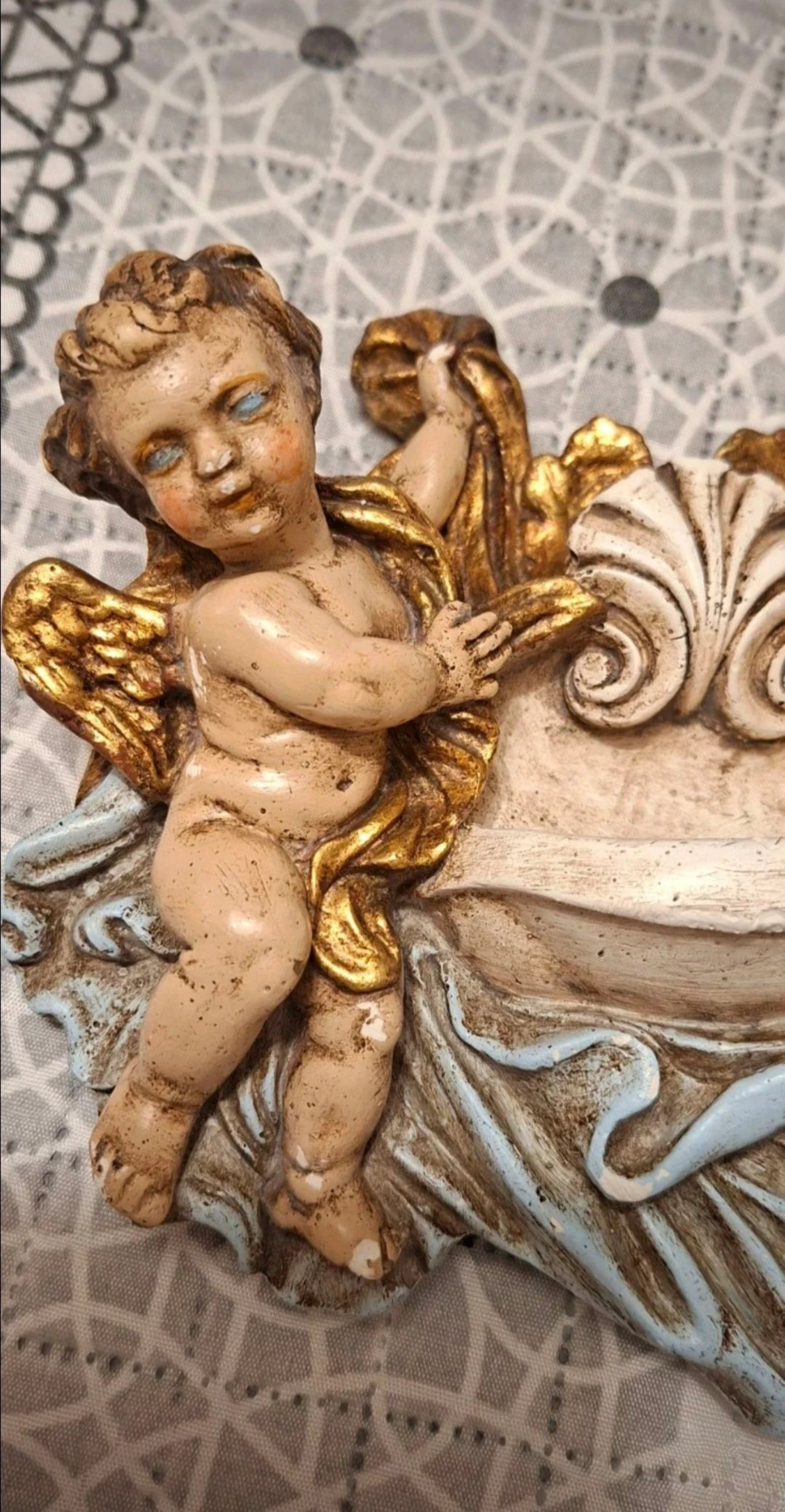 Anges pile baptismale, à accrocher au mur – photo 2